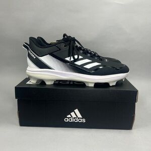 Adidas ICON 7‎ Baseball Cleats Men's Size 11 Black TPU Athletic Molded Shoes